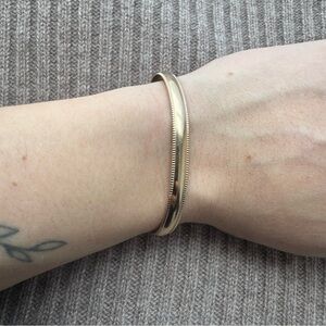 Gold filled cuff bracelet